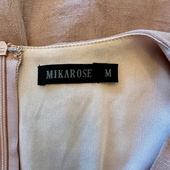 Dusty Pink Ruffle Tiered Dress by Mikarose - Picture 8 of 10